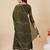 Mehendi party wear embroidery vichitra silk blend kurta with pant and dupatta