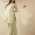 Pista party wear embroidery organza kurta with plazzo and dupatta