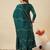 Green party wear embroidery vichitra silk blend kurta with pant and dupatta