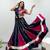 Navy&Magenta Rayon Readymade Navratri Lehenga Choli with Embroidery & Miroor Work