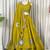 Olive Silk Blend Readymade Navratri Lehenga Choli with Embroidery & Thread Work
