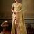 gold silk blend kanchipuram silk woven saree