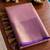 purple silk blend kanchipuram silk woven saree