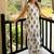 White floral printed pure cotton sleeveless kurta farshi salwar set for women