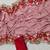 Maroon silk blend lehriya printed saree