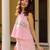 Pink floral printed pure cotton sleeveless co-ord set for women