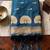 teal silk blend zari woven saree