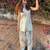 Sea green floral printed pure cotton sleeveless kurta farshi salwar set for women