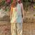 Sea green floral printed pure cotton sleeveless kurta farshi salwar set for women