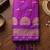 purple silk blend zari woven saree