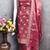  embroidered jimmy choo silk unstitched dress material with scalloped dupatta