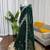 Dark-green silk blend beads embroidered saree