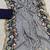 Blue silk blend lehariya printed saree