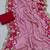 Pink silk blend lehariya printed saree