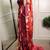 Multicolor silk blend batik printed saree