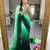 green georgette ombre plain saree
