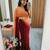 multicolor georgette ombre plain saree