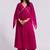 Elegant pink kurta palazzo set