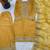 yellow silk blend readymade suit with embroidery & sequence work