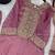 pink silk blend readymade suit with embroidery & sequence work