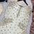 white&pink silk blend readymade suit with embroidery & sequence work