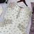 white&purple silk blend readymade suit with embroidery & sequence work