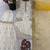 white&yellow silk blend readymade suit with embroidery & sequence work