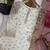 white&maroon silk blend readymade suit with embroidery & sequence work