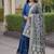 Designer reyon gown with gota patti & lumpy lace work with viscose jacquard dupatta | free size 38-44
