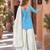sky&white silk blend readymade suit with embroidery & sequence work