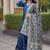 Designer reyon gown with gota patti & lumpy lace work with viscose jacquard dupatta | free size 38-44
