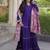 Designer reyon gown with gota patti & lumpy lace work with viscose jacquard dupatta | free size 38-44