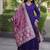 Designer reyon gown with gota patti & lumpy lace work with viscose jacquard dupatta | free size 38-44