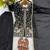 black silk blend readymade suit with embroidery & sequence work
