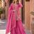 rani silk blend readymade suit with embroidery & sequence work