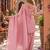 pink soft silk blend readymade suit with lace work