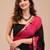 Tie and Dye Cotton Block Print Saree with blouse 