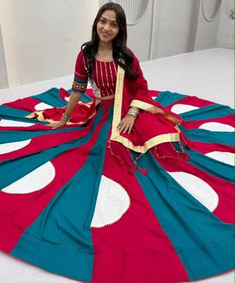 multicolor cotton poly printed traditional lehenga choli upto 44 2