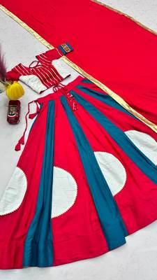 multicolor cotton poly printed traditional lehenga choli upto 44 3