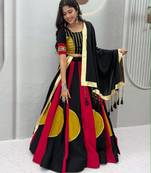 multicolor cotton poly printed traditional lehenga choli upto 44