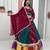 multicolor faux georgette embroidered traditional lehenga choli upto 44