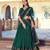 green cotton poly woven traditional lehenga choli