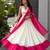 white cotton poly embroidered traditional lehenga choli upto 42