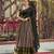 grey cotton poly woven traditional lehenga choli