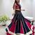 navy blue rayon embroidered traditional lehenga choli upto 42