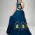teal blue cotton poly embroidered traditional lehenga choli upto 44