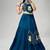 teal blue cotton poly embroidered traditional lehenga choli upto 44
