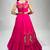 rani pink cotton poly embroidered traditional lehenga choli upto 44
