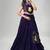 purple cotton poly embroidered traditional lehenga choli upto 44