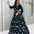 black cotton poly embroidered traditional lehenga choli upto 44